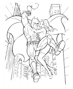 dibujos de batman para colorear